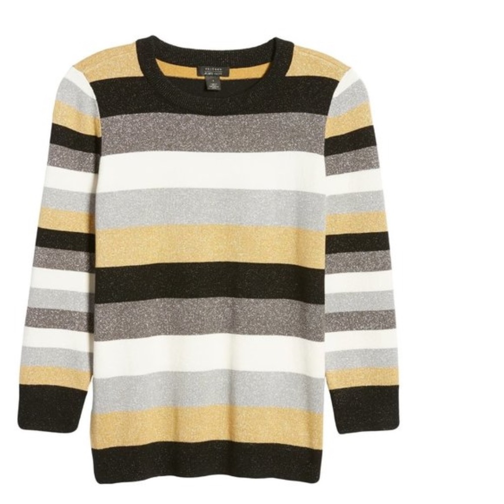 Halogen X Atlantic-Pacific Metallic Sweater